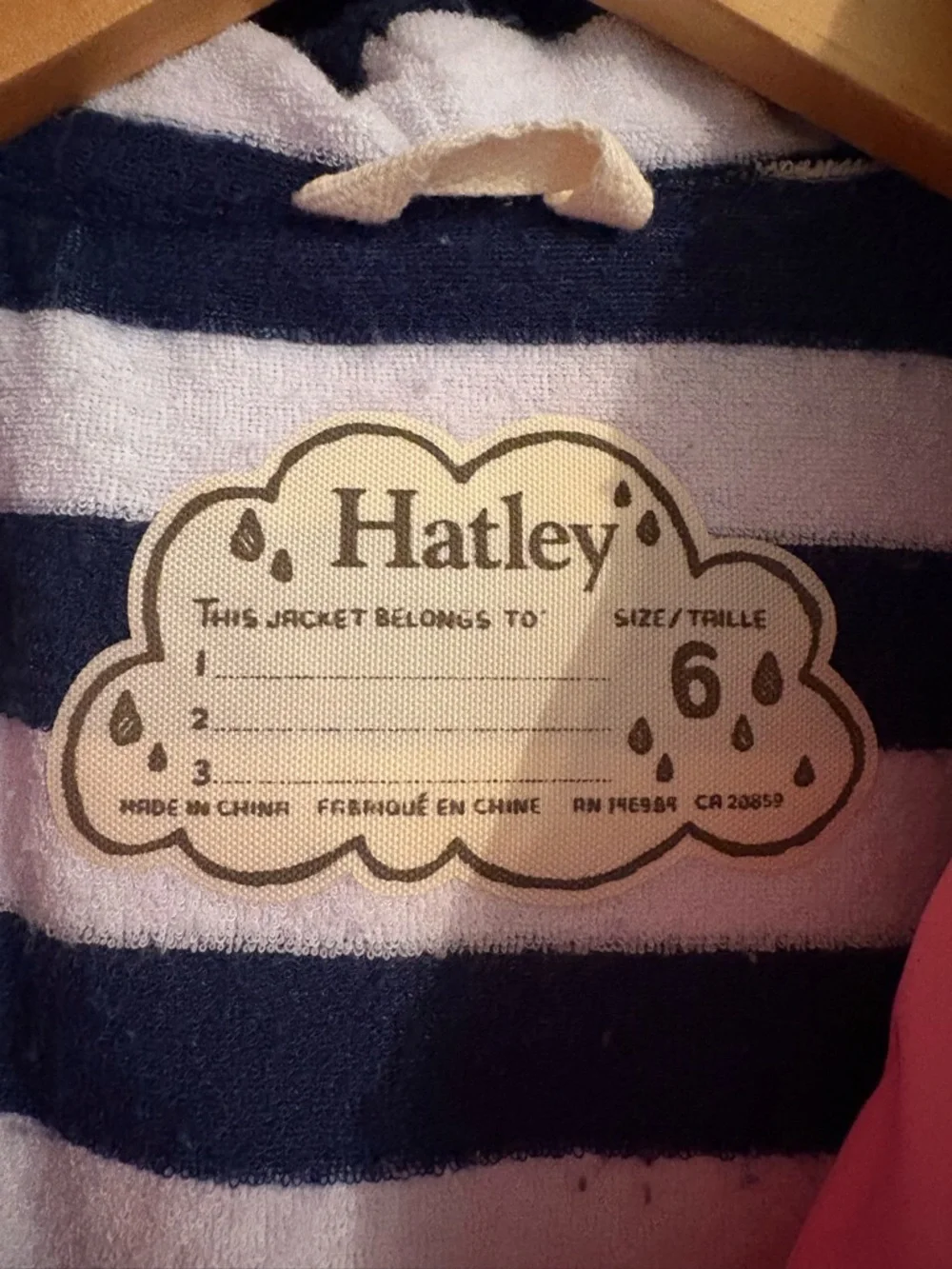 Hatley Zip Up Terry-Lined Raincoat Jacket